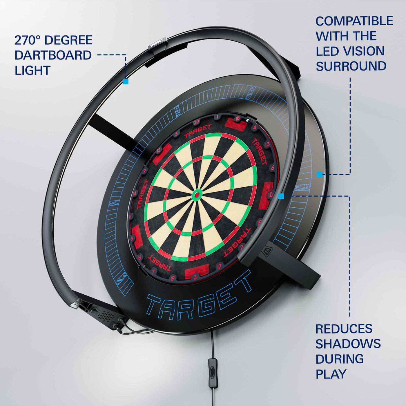Target Corona Vision 2 Dartboard Lighting - Dartshopper