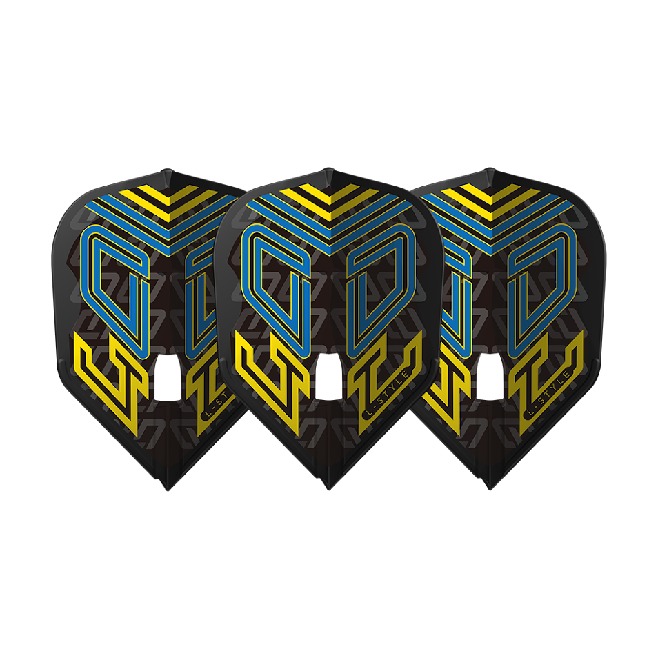 L-Style L3 Pro Oskar Lukasiak Black Darts Flights