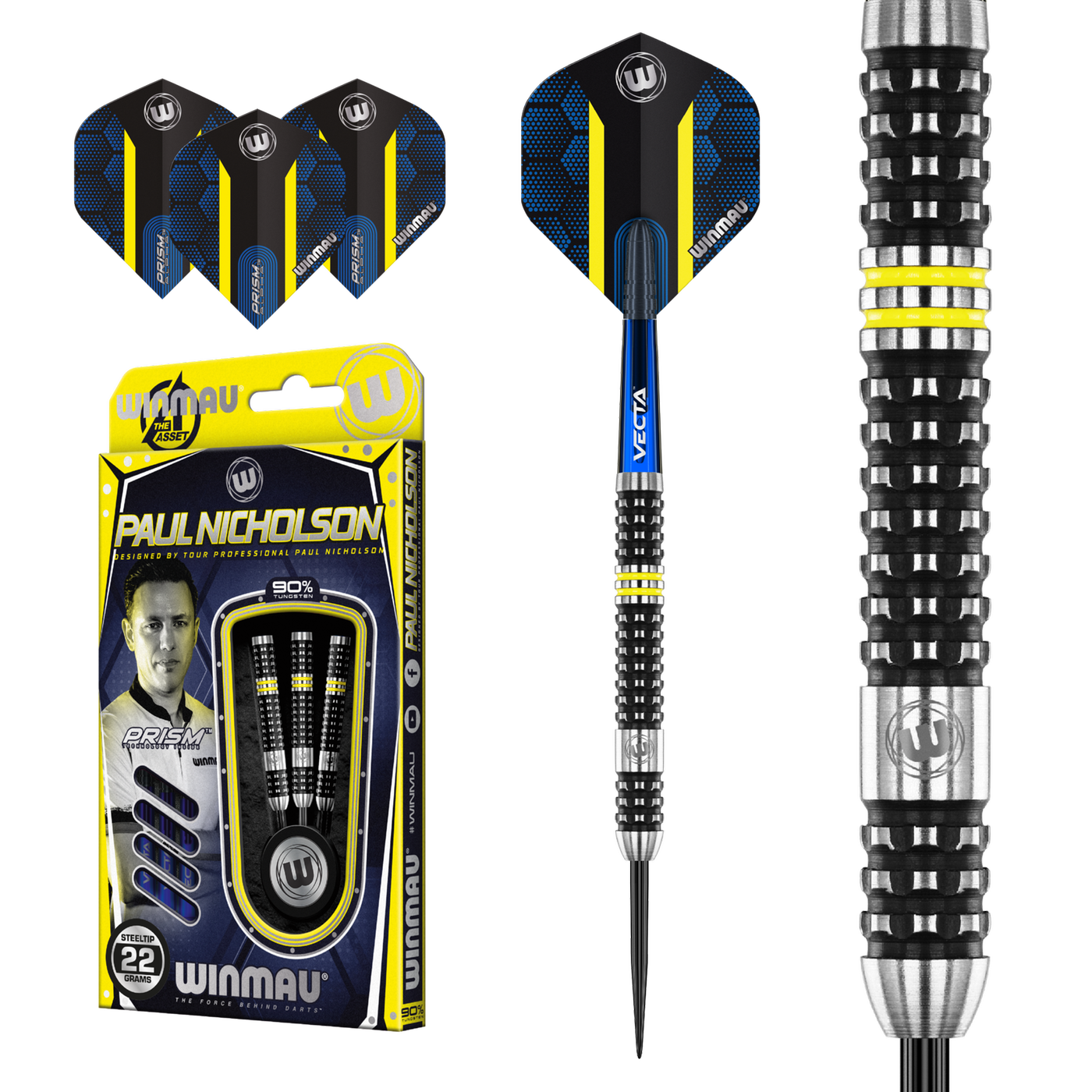 Winmau Paul Nicholson 90% Darts