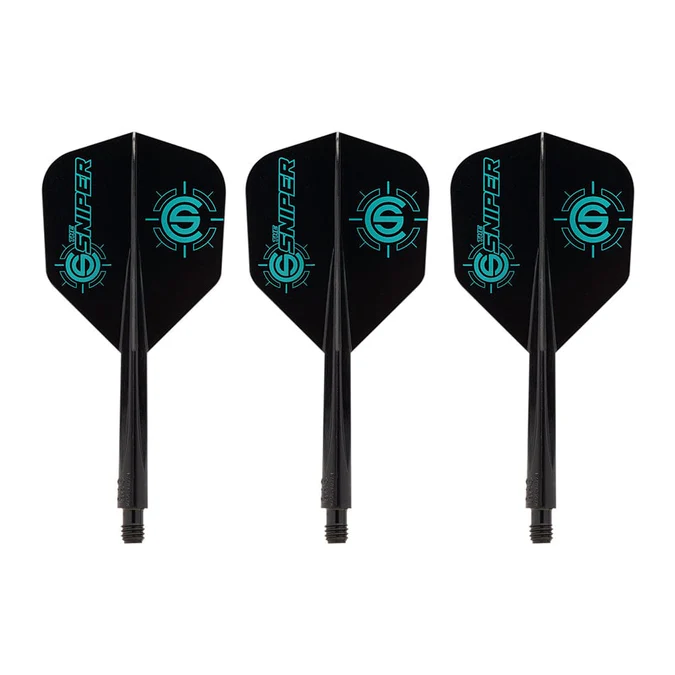 Condor AXE Flight System Small Connor Scutt Black Darts Flights