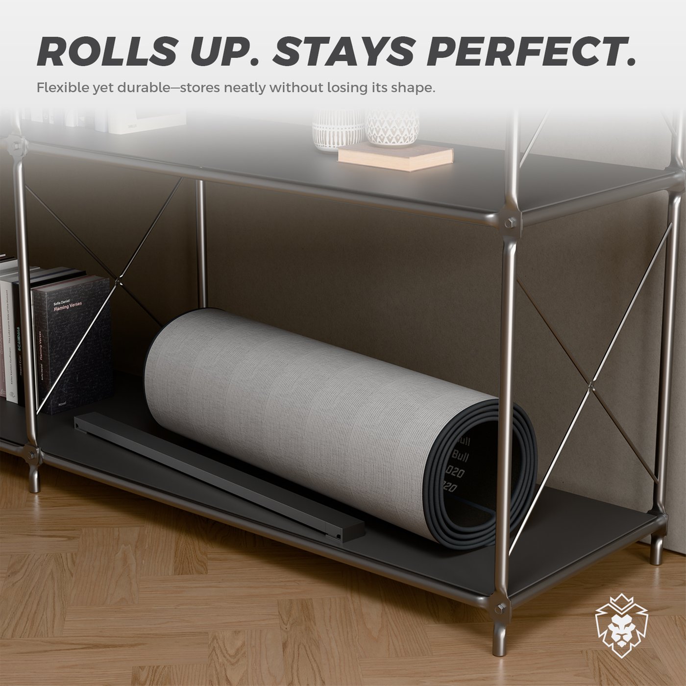 KOTO Carpet Checkout Grey + Oche 285 x 80cm Dart Mat