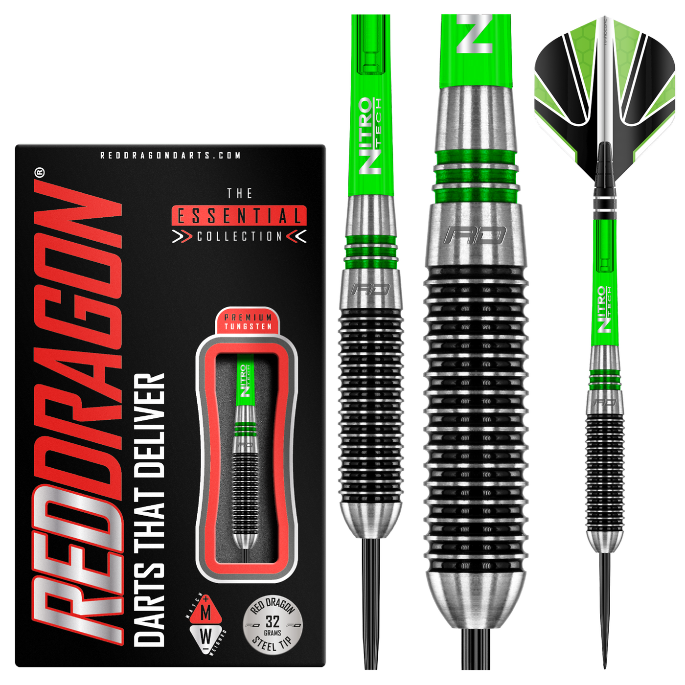 Dardos Red Dragon Titan 2 85% Punta de Acero
