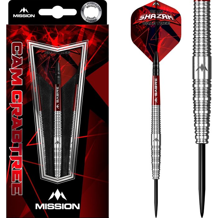 Mission Connor Scutt Darts Set 22g Grams 95% Tungsten Sniper