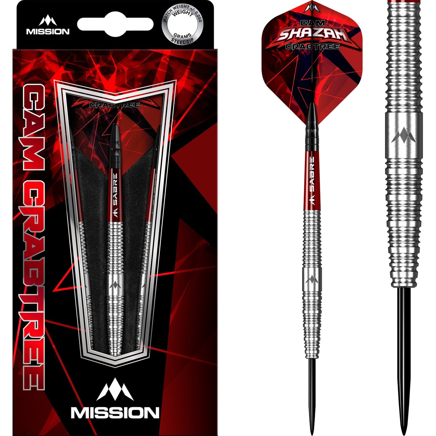 Mission Cam Crabtree 90% Darts