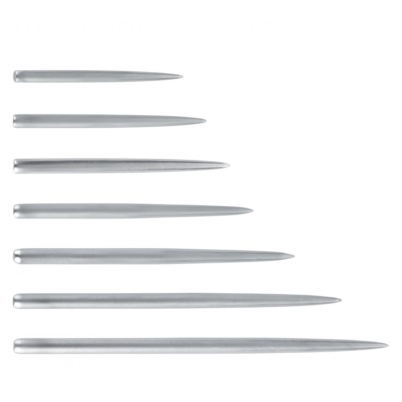 ONE80 Long Taper Point Silver