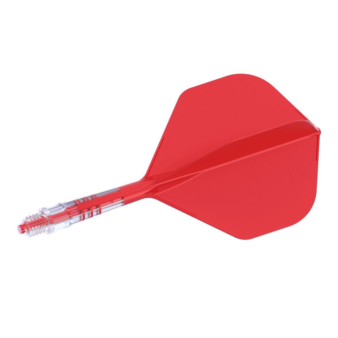 Cuesoul ROST T19 Integrated Flights Big Standard Wing Carbon Red - Dart Flights