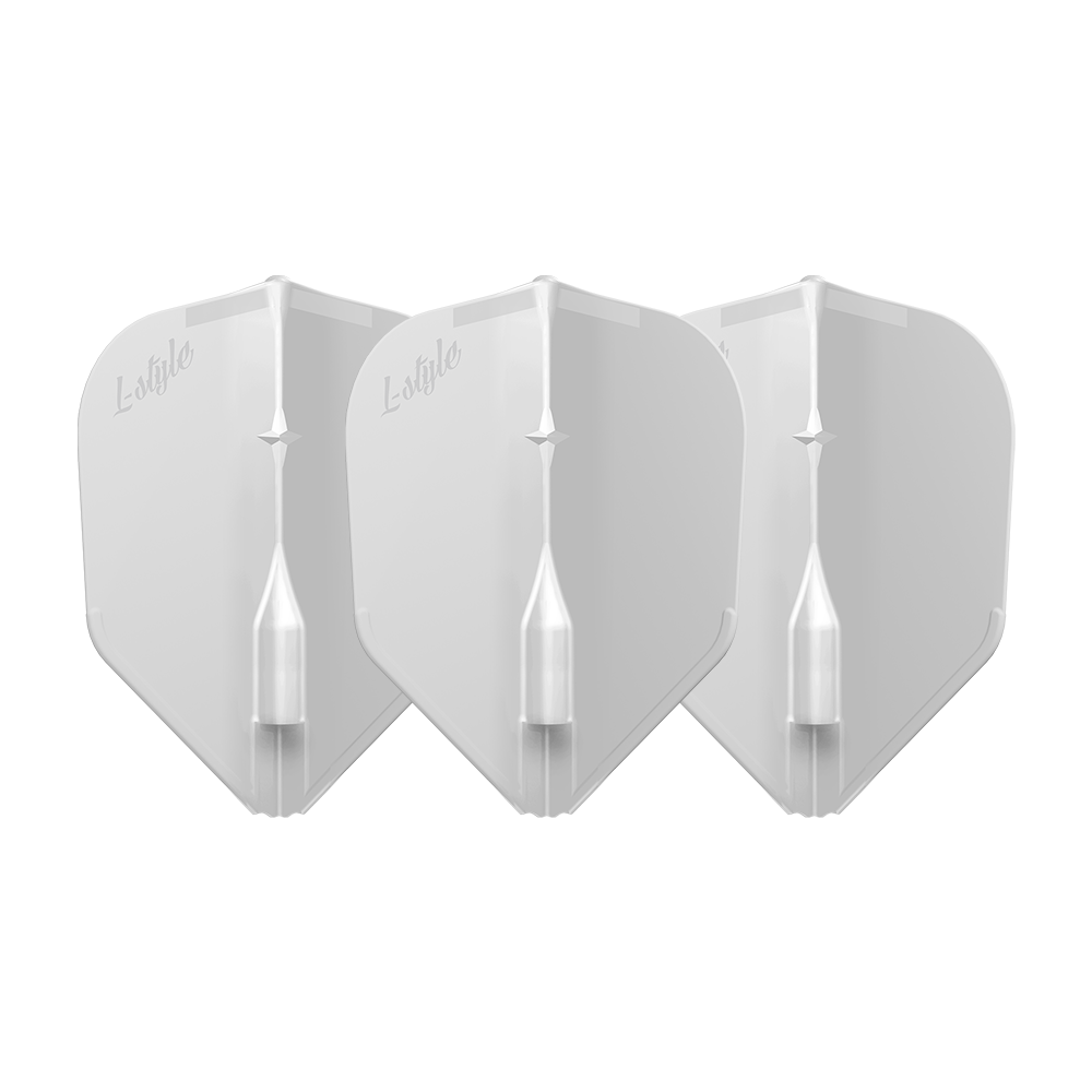 L-Style EZ L3 White Darts Flights