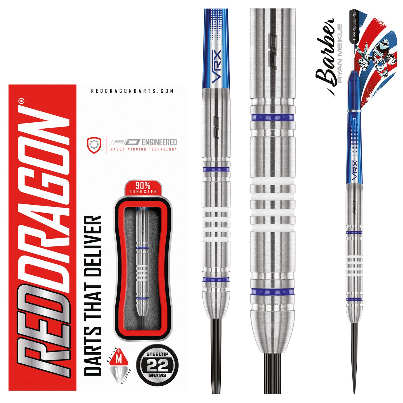Red Dragon Ryan Meikle 90% Darts