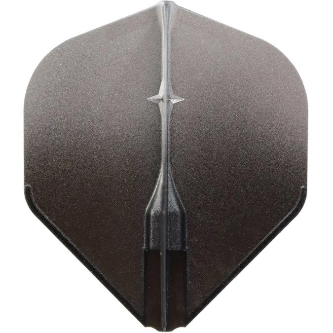 L-Style EZ L1 Standard 2-Tone Black Silver Darts Flights