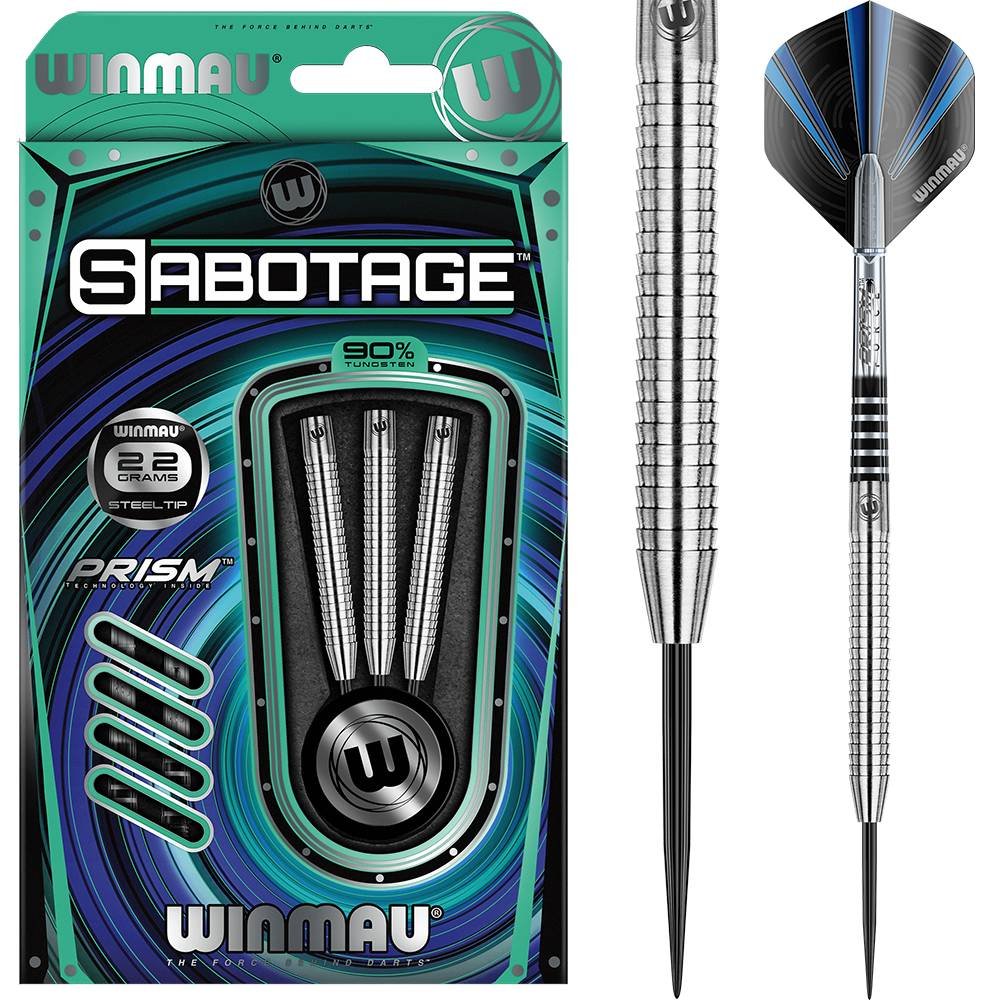 Dardos Winmau Sabotage 90% Punta de Acero