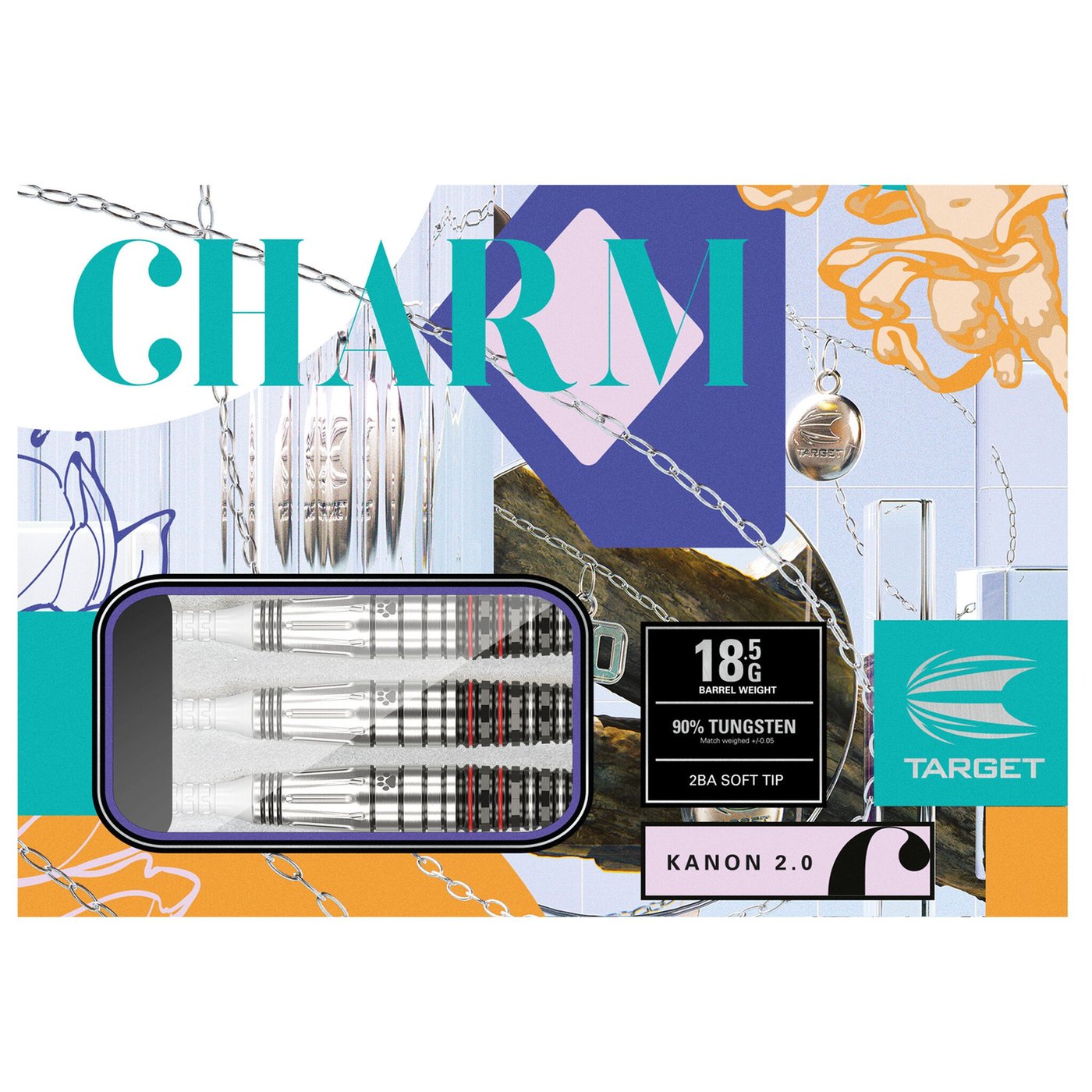 Target Japan Charm Series Kanon G4 90% Soft Tip Darts