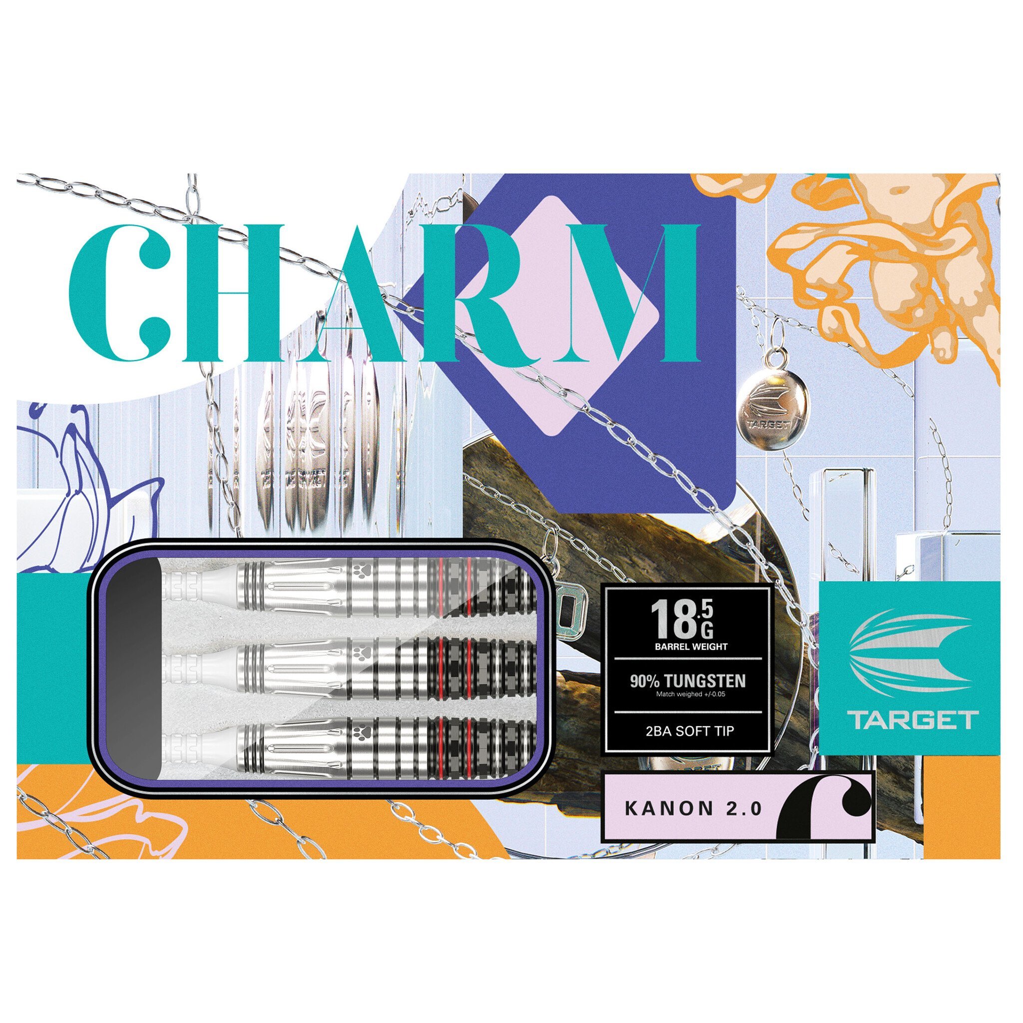 ダーツ TARGET JAPAN CHARM SERIES KANON 3.0 2BA ダーツ TARGET JAPAN CHARM SERIES KANON 3.0 2BA CHARM】KANON