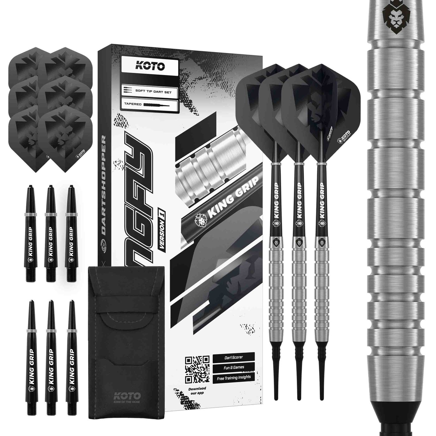 KOTO Kingfly V1 90% - Soft Tip Darts