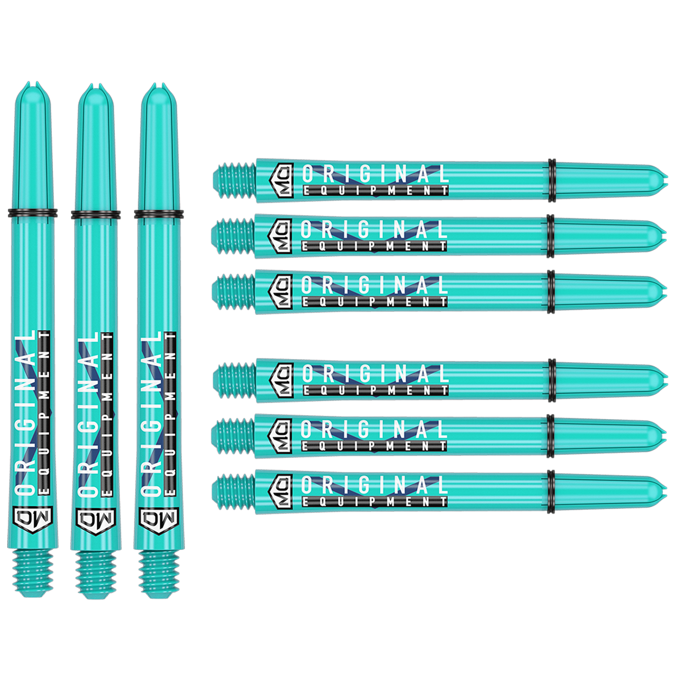 DW Clinch 3 Sets Teal Darts Shafts