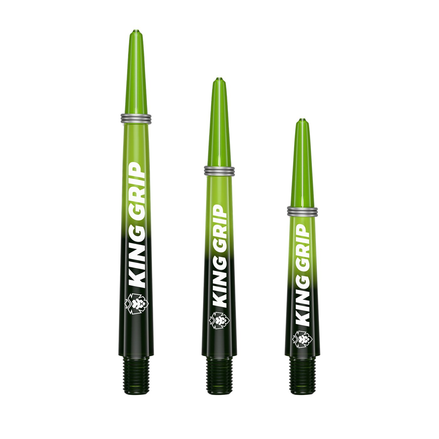 KOTO King Grip Colours Green Black Darts Shafts
