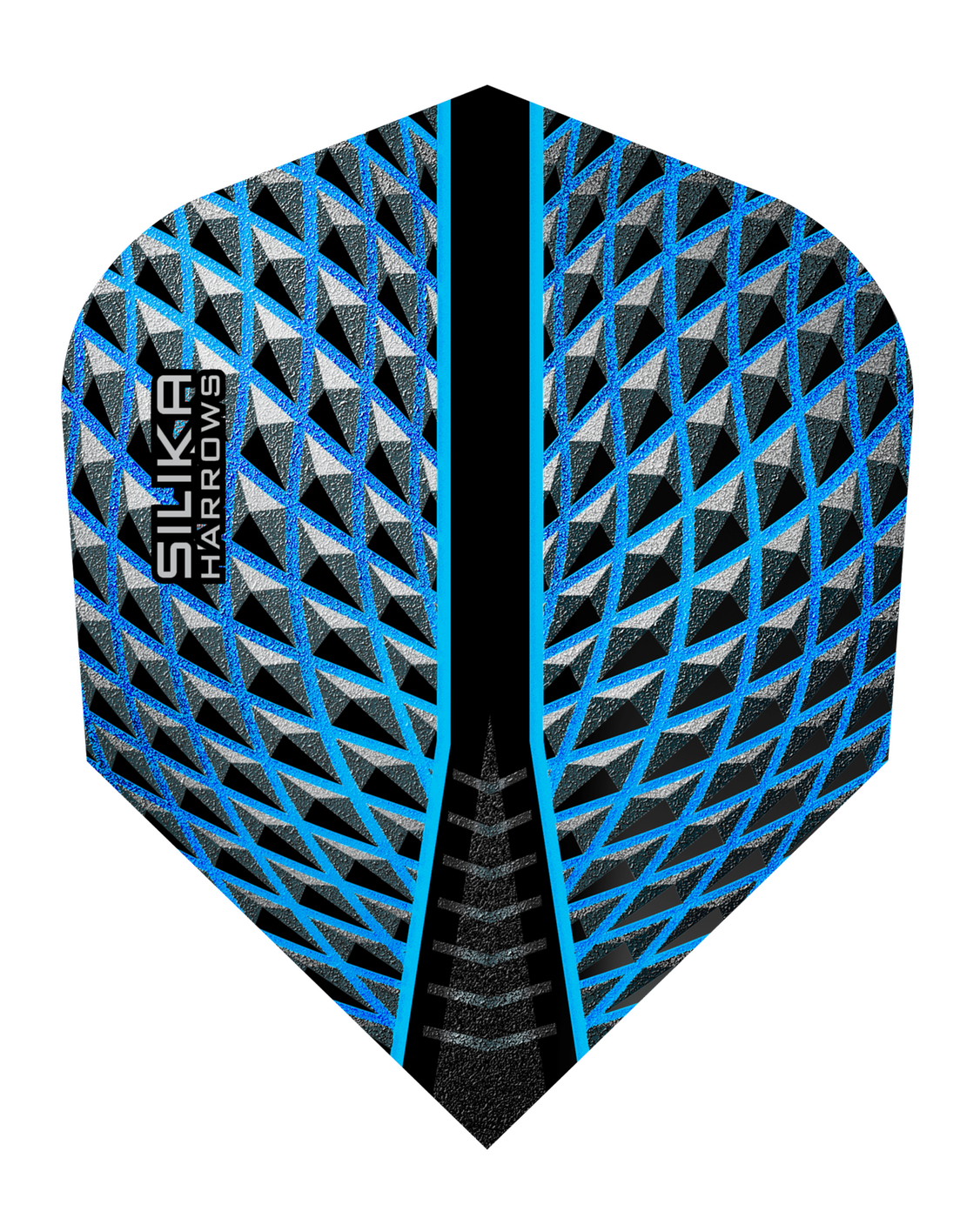 Harrows Silika Round NO6 Aqua Tough Crystalline Coated Darts Flights