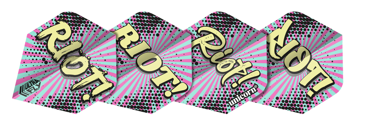 Unicorn Ultrafly RIOT Graffiti PLUS Darts Flights