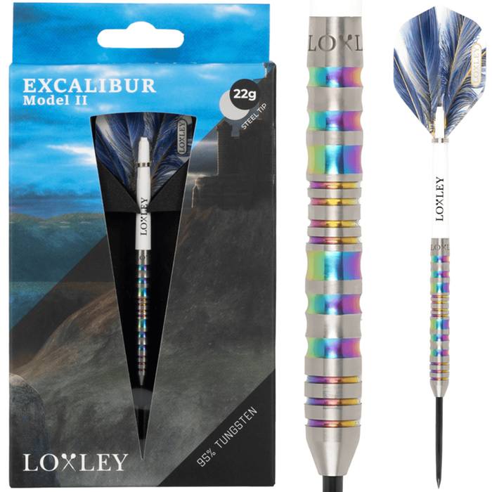 Loxley Excalibur Model 2 95% - Steel Tip Darts - Dartshopper.com