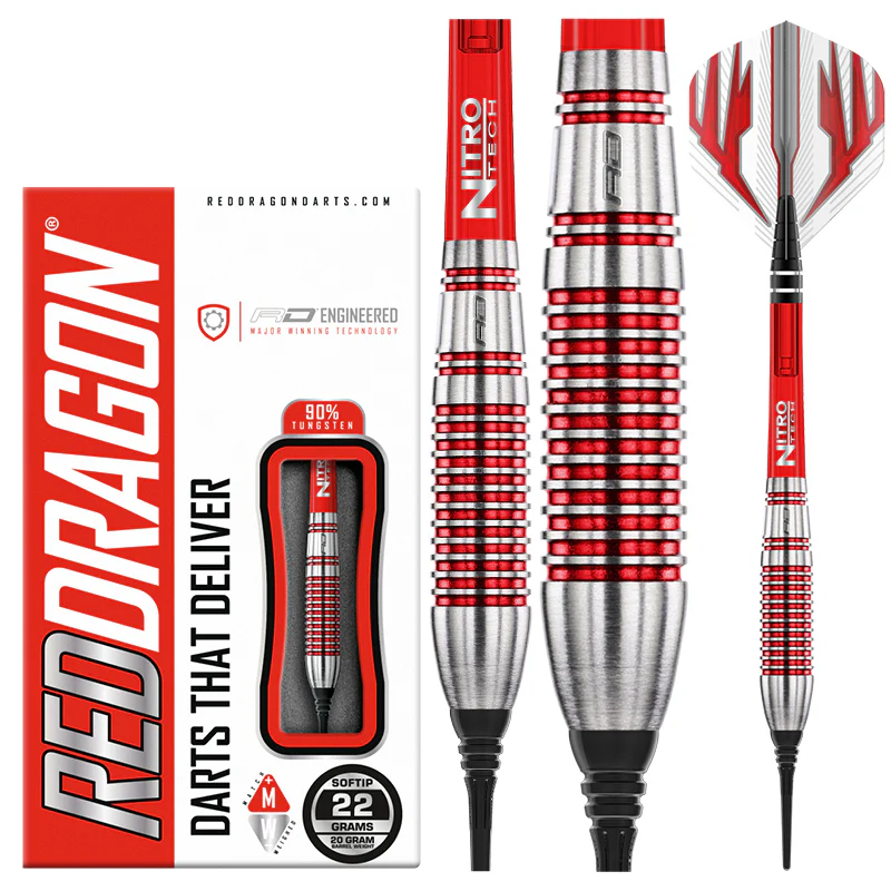 Red Dragon Reflex 90% Soft Tip Darts