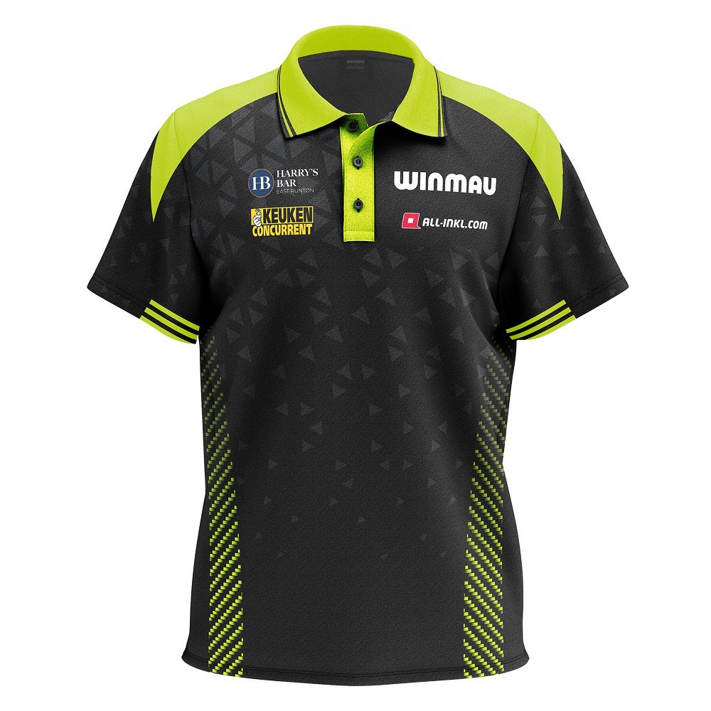 Winmau Michael van Gerwen Match Polo - Dartshirt