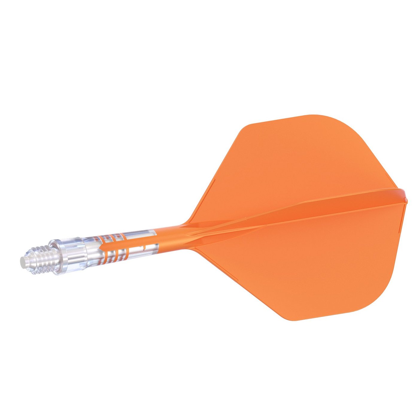 Cuesoul ROST T19 Integrated Flights Small Standard Wing Carbon Orange - Dart Flights