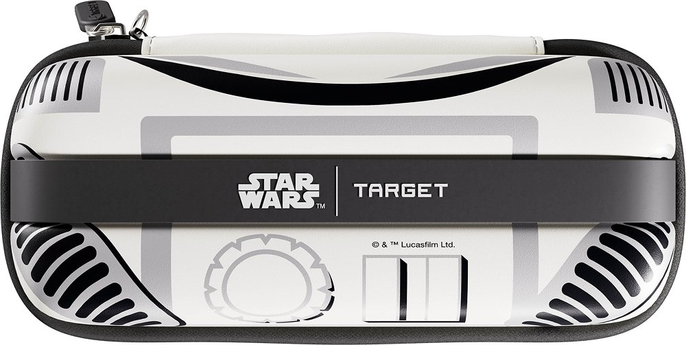 Étui à Fléchettes Star Wars Stormtrooper BOA – Officiel Target – Rangement Pour 6 Fléchettes, Pointes Swiss, Rigide Et Doublé