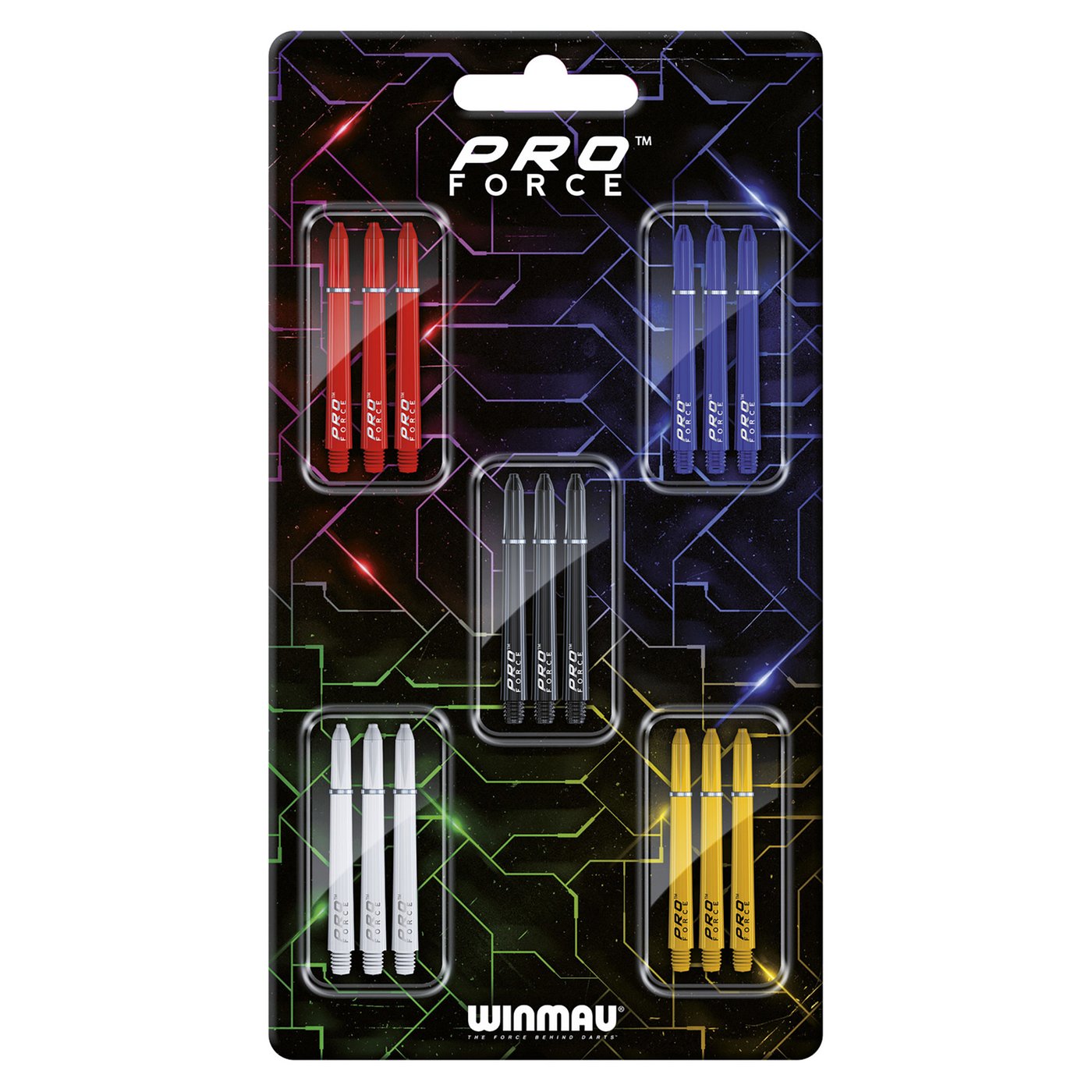Winmau Pro-Force Shafts Collection Darts Shafts
