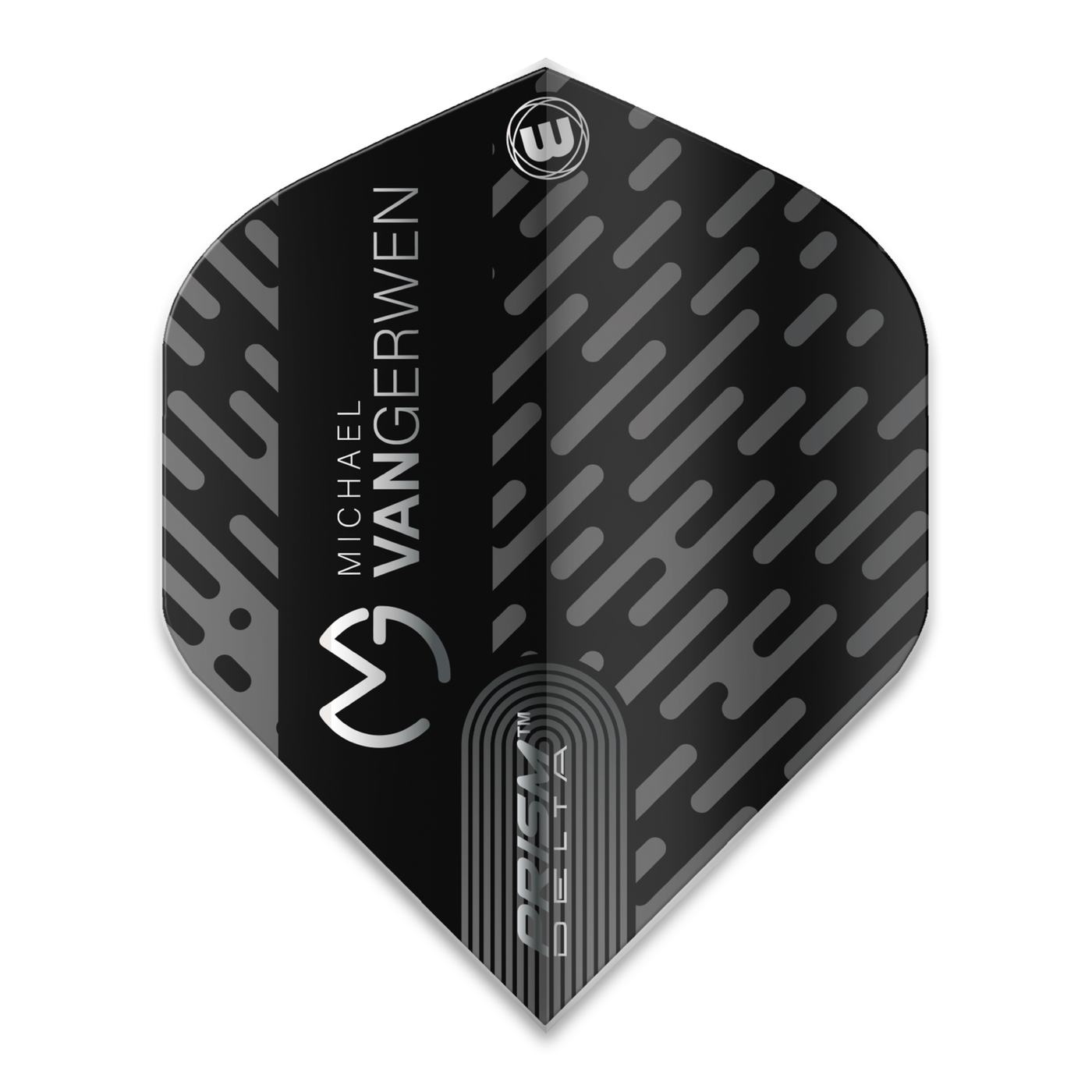 Winmau Michael van Gerwen Prism Delta Black/Grey V2 Darts Flights