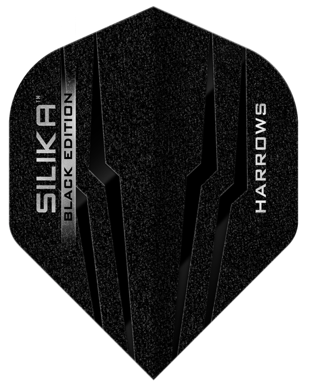 Harrows Silika Black NO2 Tough Crystalline Coated - Dart Flights