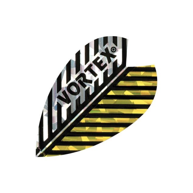 Harrows Vortex Feather Gold/Silver - Dart Flights