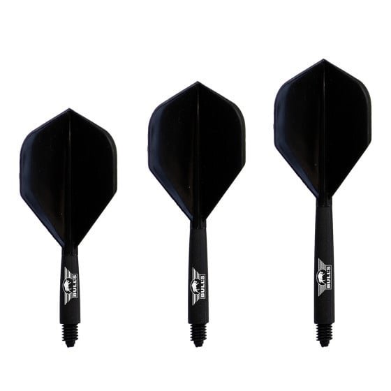 Bull's Union Flight System Black NO2 Dart Flights