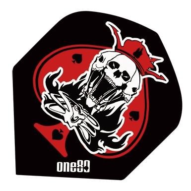 ONE80 Poker 03 Black Darts Flights