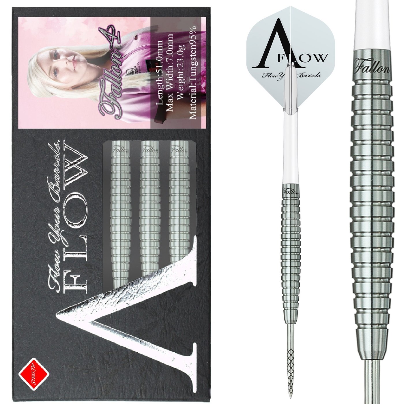 Dynasty A-FLOW Fallon Sherrock - Fallon 4 Plain 95% Darts