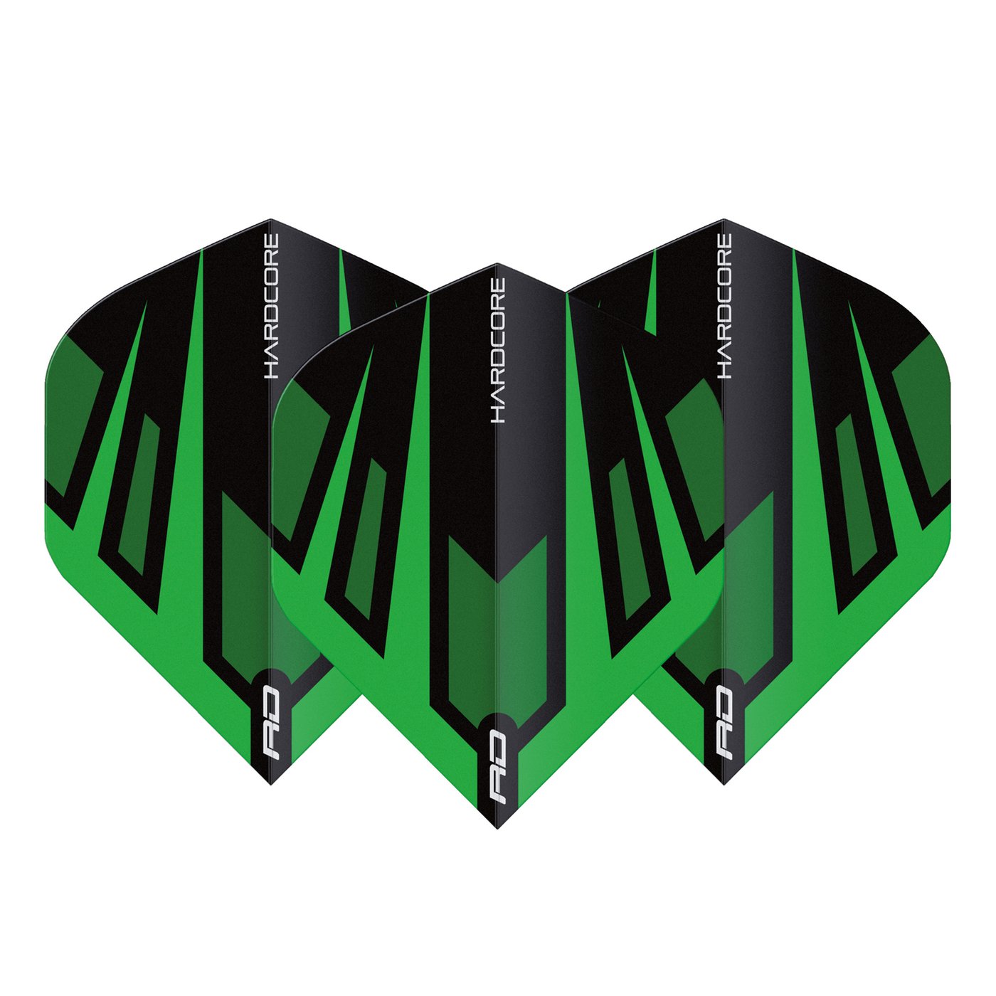 Red Dragon Hardcore Radical Green & Black Fan - Dart Flights