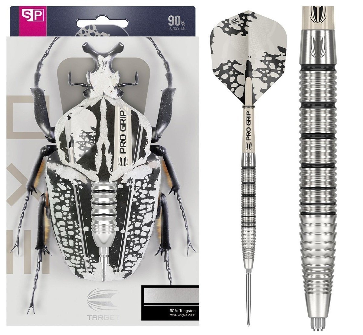 Target Exo 02 Swiss Point 90% - Steel Tip Darts - Dartshopper.com