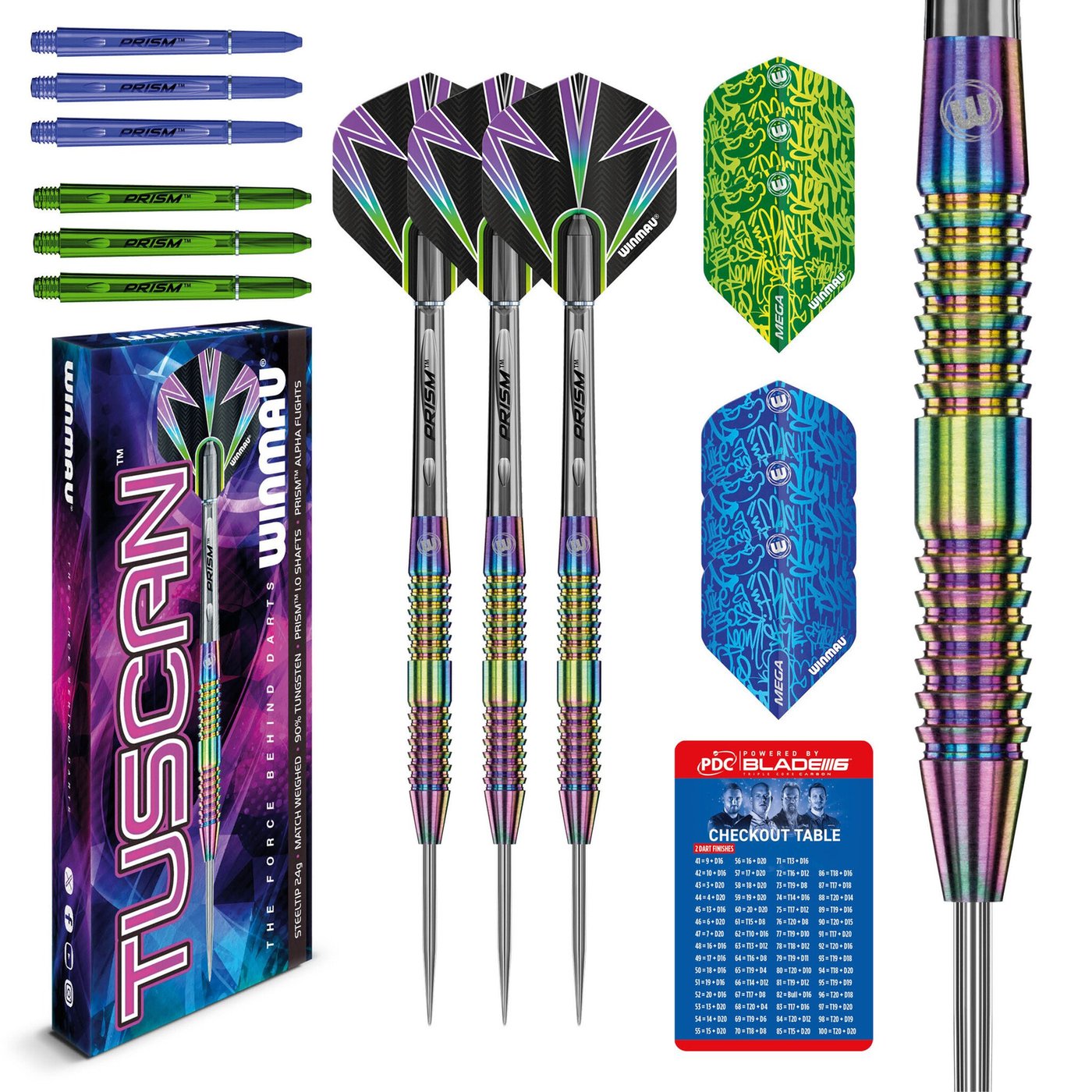 [Tweedekans]Winmau Tuscan 90% Dartshopper Exclusives-24 gram