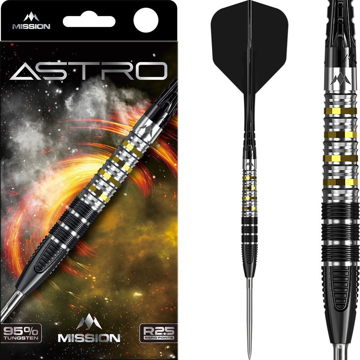 Mission Astro Rapid Point 95% - Steel Tip Darts