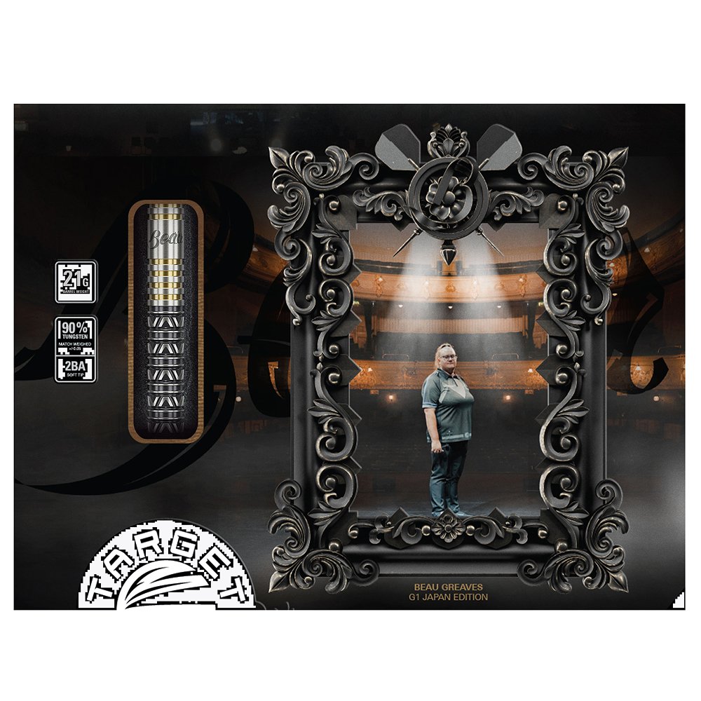 ダーツ TARGET Beau Greaves 21g G1 JAPAN EDITION Target Japan Beau Greaves Japan Edition 90% Soft Tip Darts