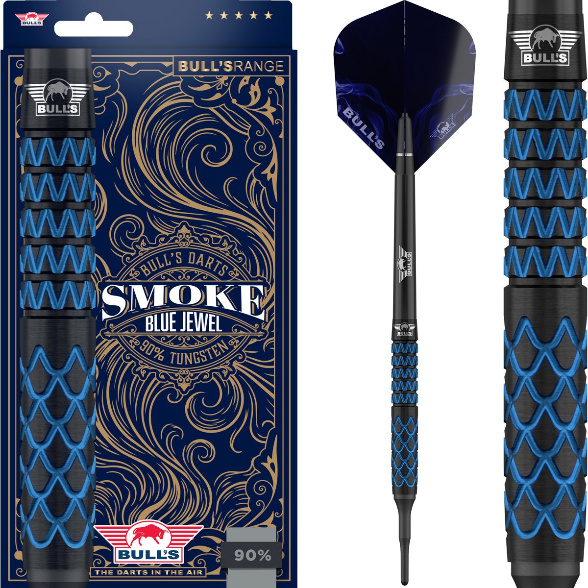 Bull's Smoke Blue Jewel 90% - Lotki Soft