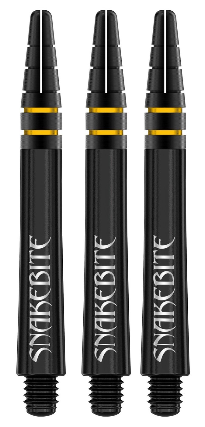 Red Dragon Nitrotech Snakebite Black/Gold Darts Shafts