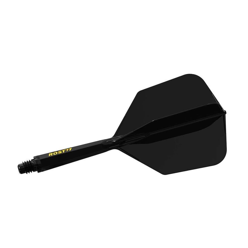 Cuesoul ROST 77 Solid Black Big Wing Dart Flights