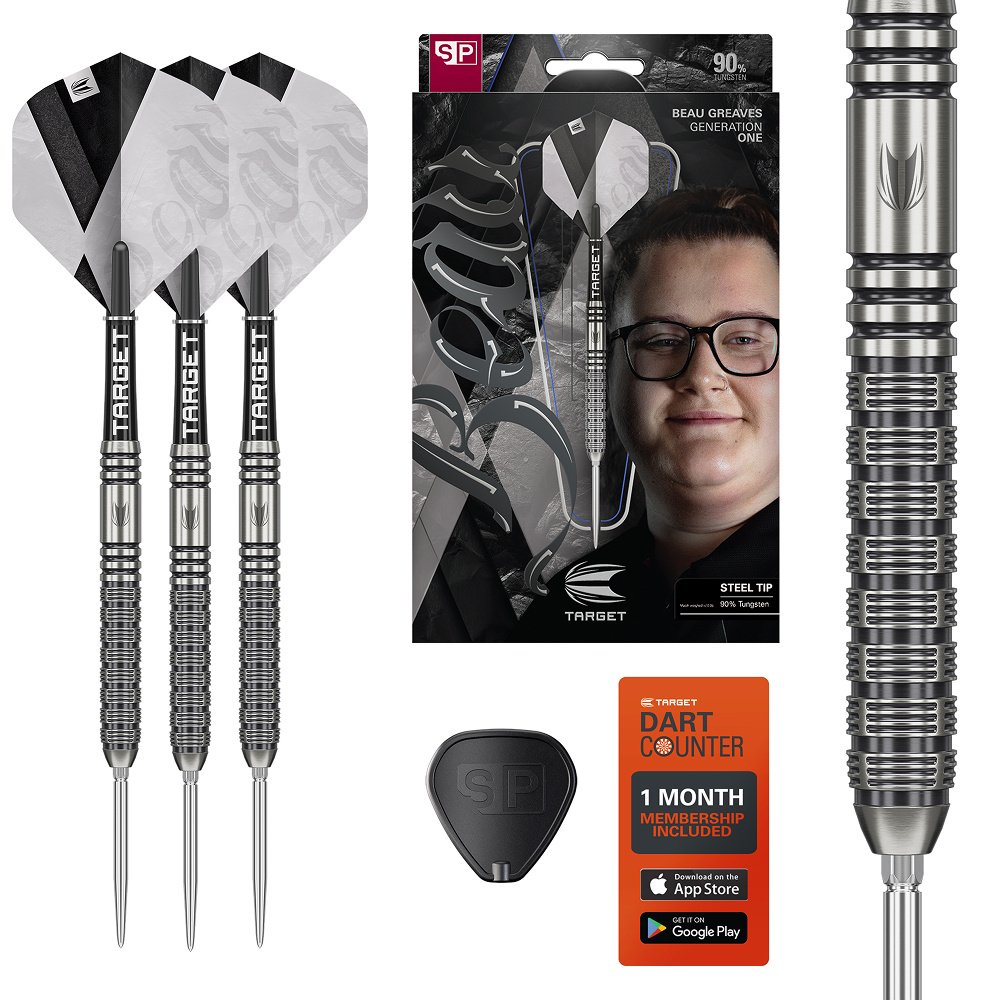 Target Beau Greaves G1 Swiss Point 90% Darts - Dartshopper.com