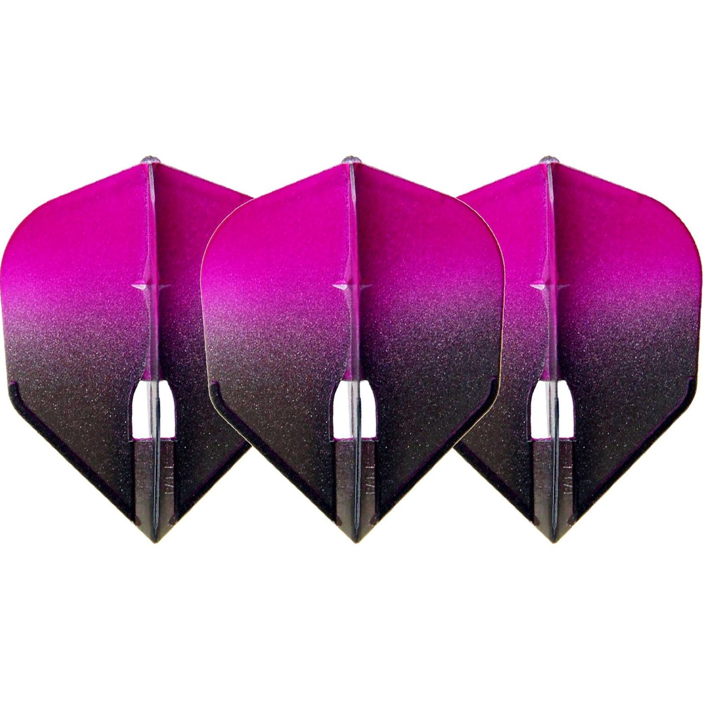 L-Style Champagne L3 Shape 2-Tone BK×Pink Darts Flights