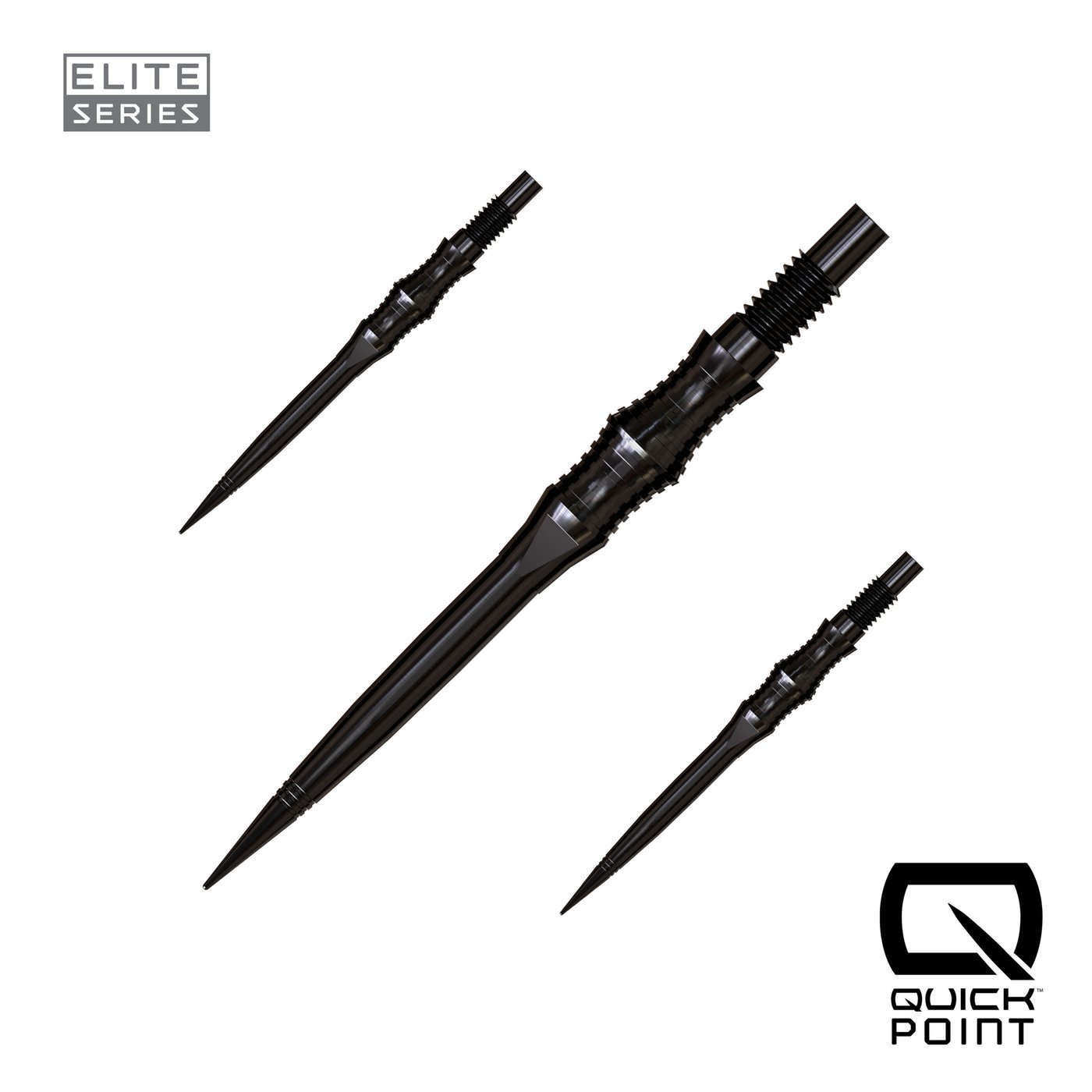 Harrows Quick Points Elite Series Apex Spire Black