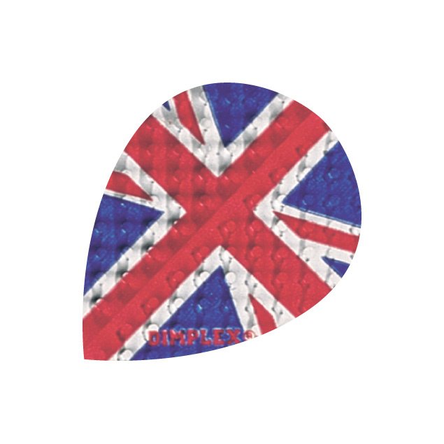 Harrows Dimplex Union Jack Pear Darts Flights
