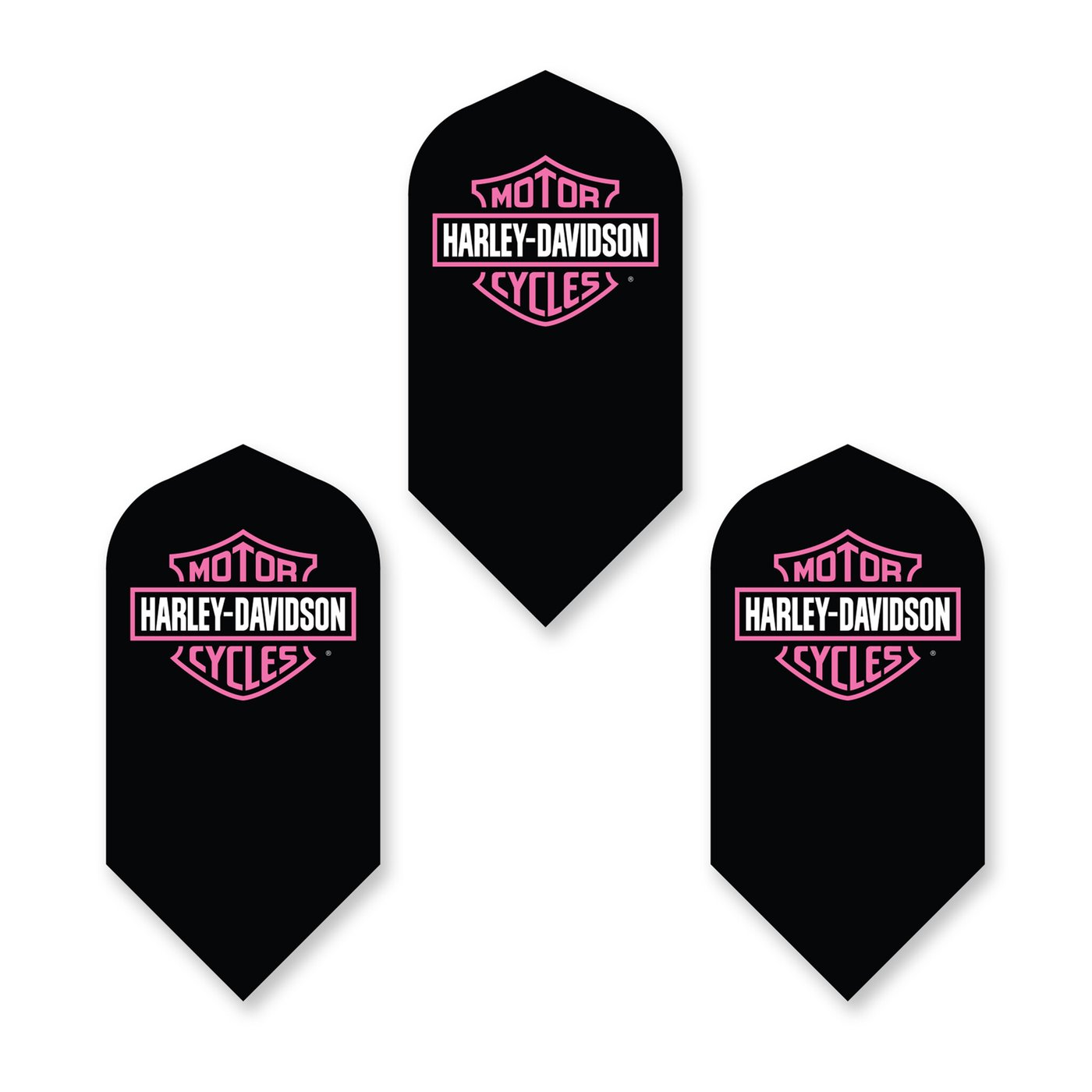 DW Harley Davidson Pink Logo Slim Darts Flights