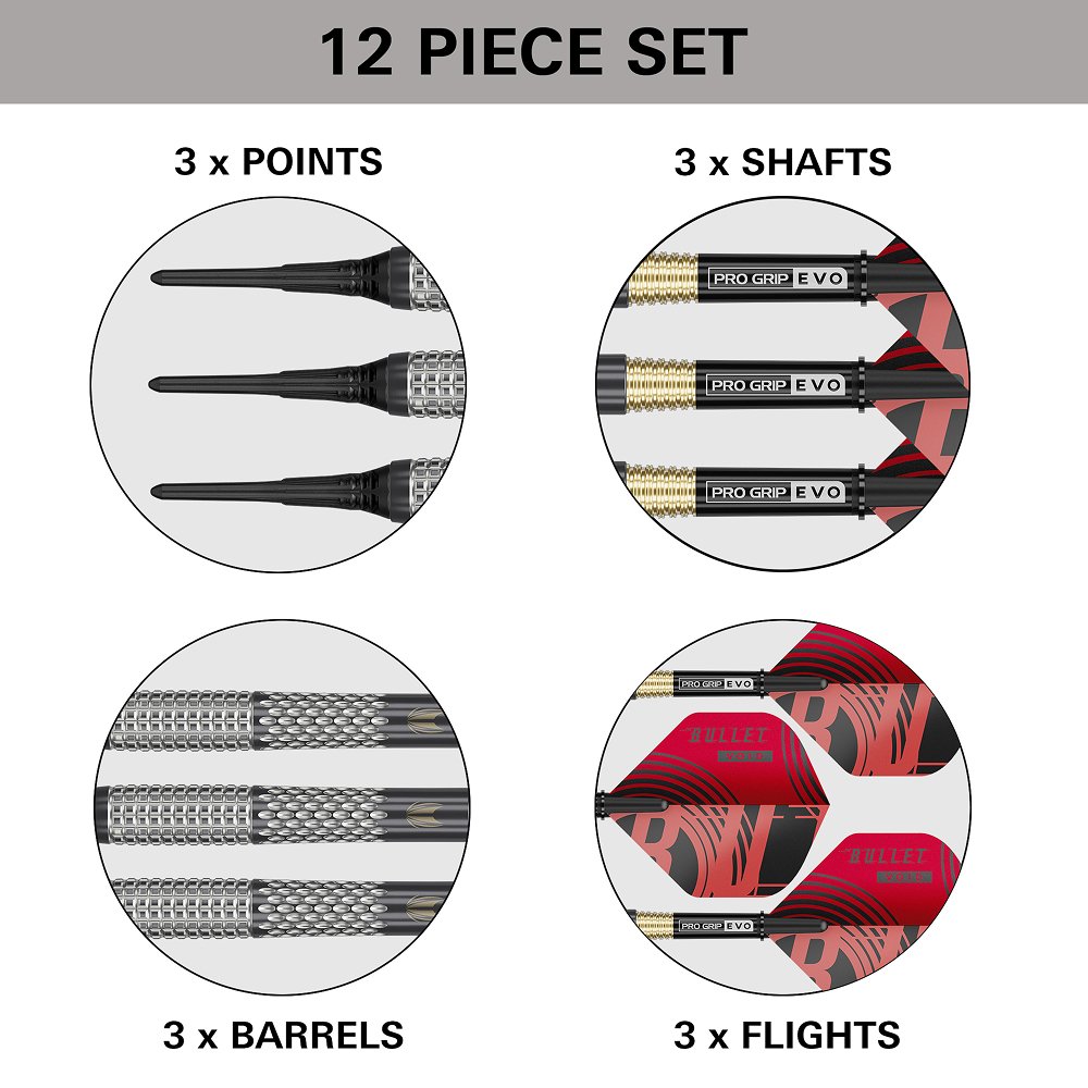 Target Stephen Bunting G5 Void 95% Soft Tip Darts - Dartshopper
