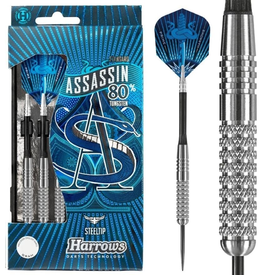 Harrows Assassin KN 80% 25 g - Steel Tip Darts
