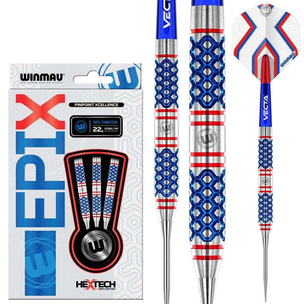 Dardos Winmau Epix 90% Punta de Acero