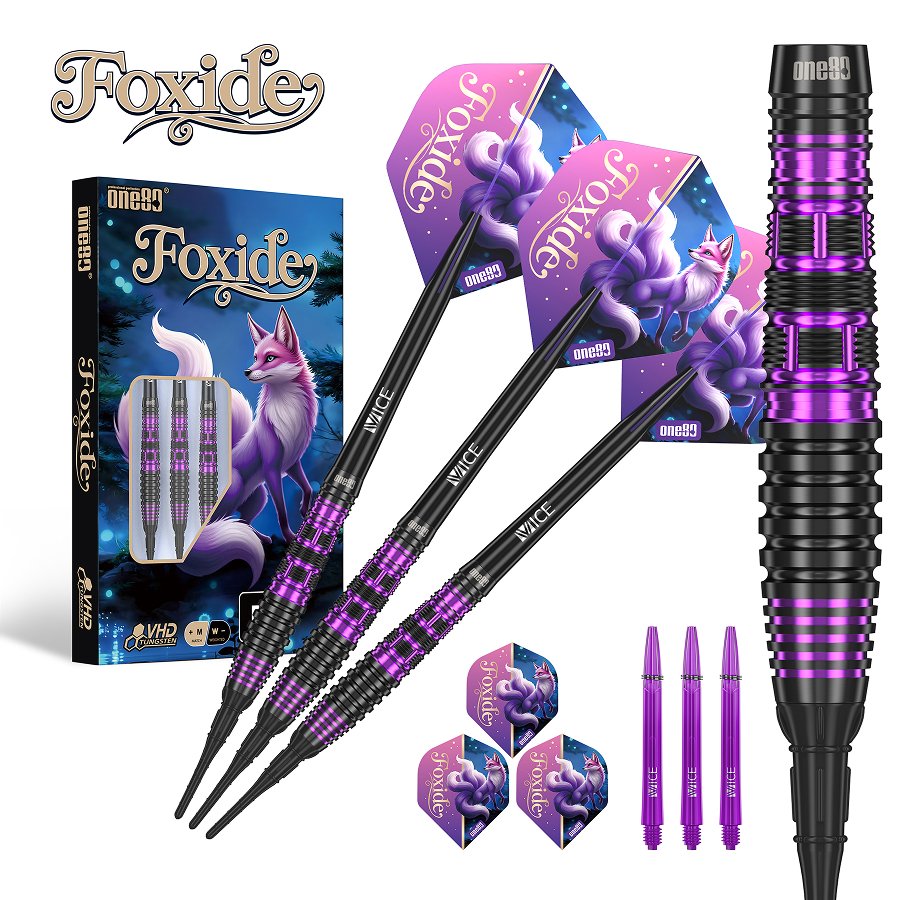 ONE80 Foxide F2 90% - Soft Tip Darts - Dartshopper.co.uk